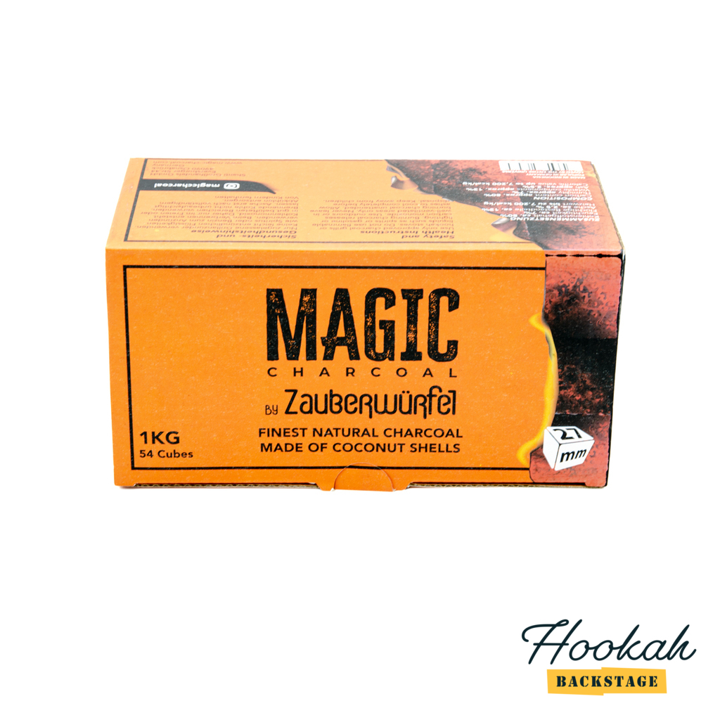 Kokosové uhlíky Magic by Zauberwurfel 27mm 1kg